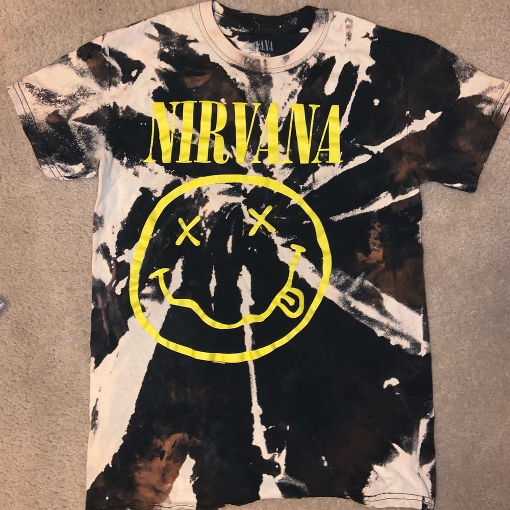 Nirvana tie dye shirt